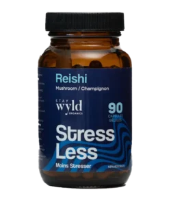 Stay Wyld Organics – Reishi Mushroom Capsules (Bottle of 90)