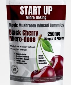 Magic Mushroom Startup Black Cherry Microdose Gummies 250mg