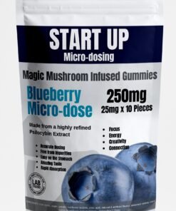 Magic Mushroom Startup Blueberry Microdose Gummies 250mg