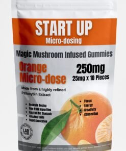Magic Mushroom Startup Orange Microdose Gummies 250mg