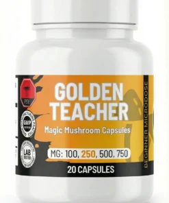 Golden Teacher Magic Mushroom Capsules 250mg